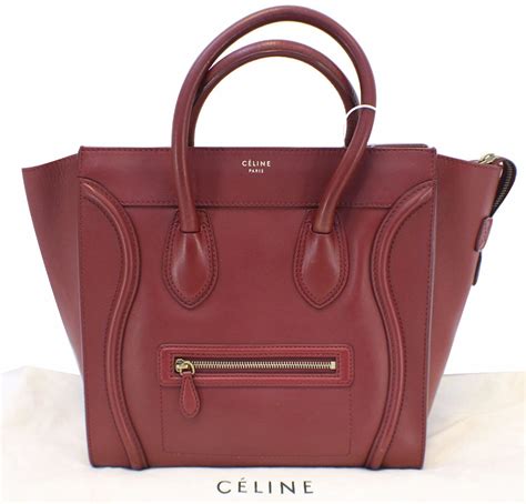 celine red leather bag|where to purchase celine bags.